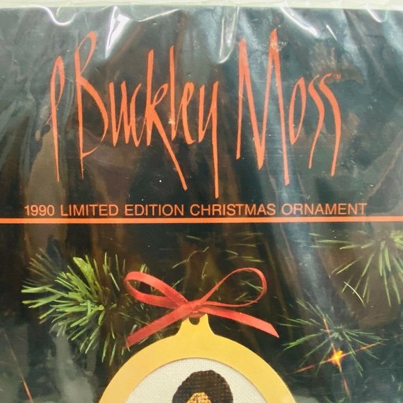 P. Buckley Moss 1990 Limited Edition Christmas Ornament Cross Stitch Kit - New - Picture 4 of 6